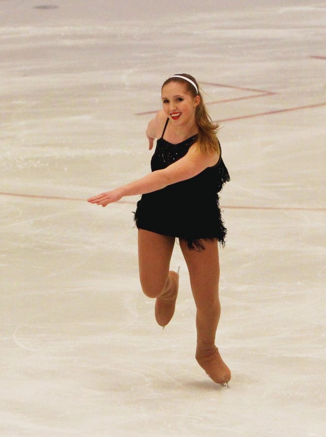 Junior Hannah Holladay Performs at United States Figure Skating National Championships