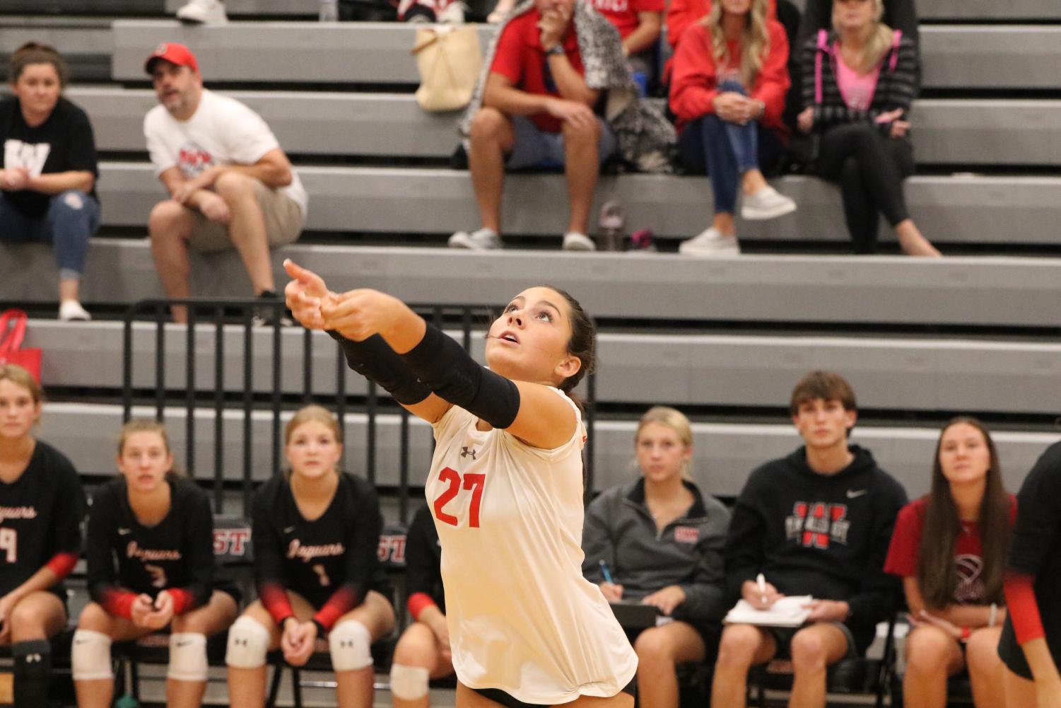BV West Varsity volleyball beats BVH on 9/20