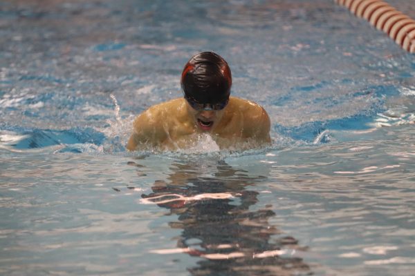 BV West student swimming for a win