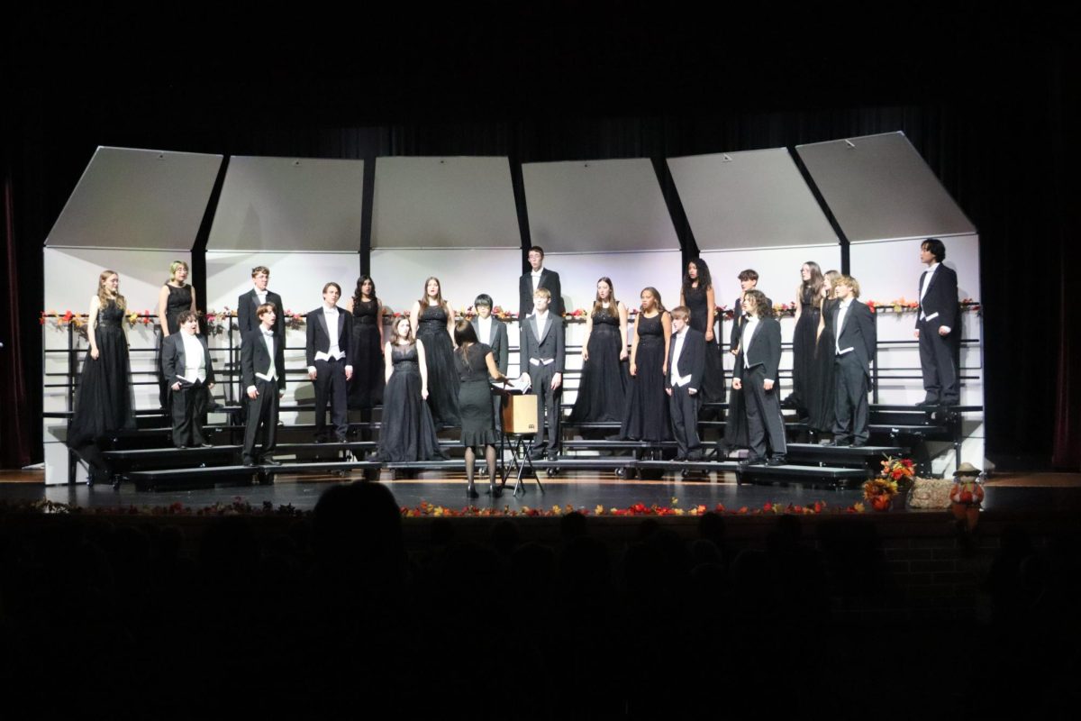 The whole group of chamber choir members. 