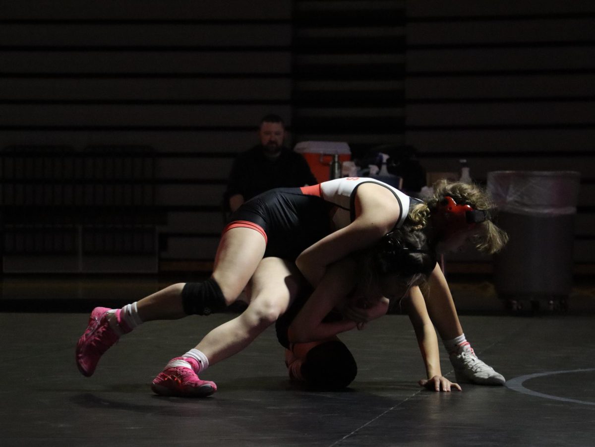 BVW girls wrestler takes down her opponent